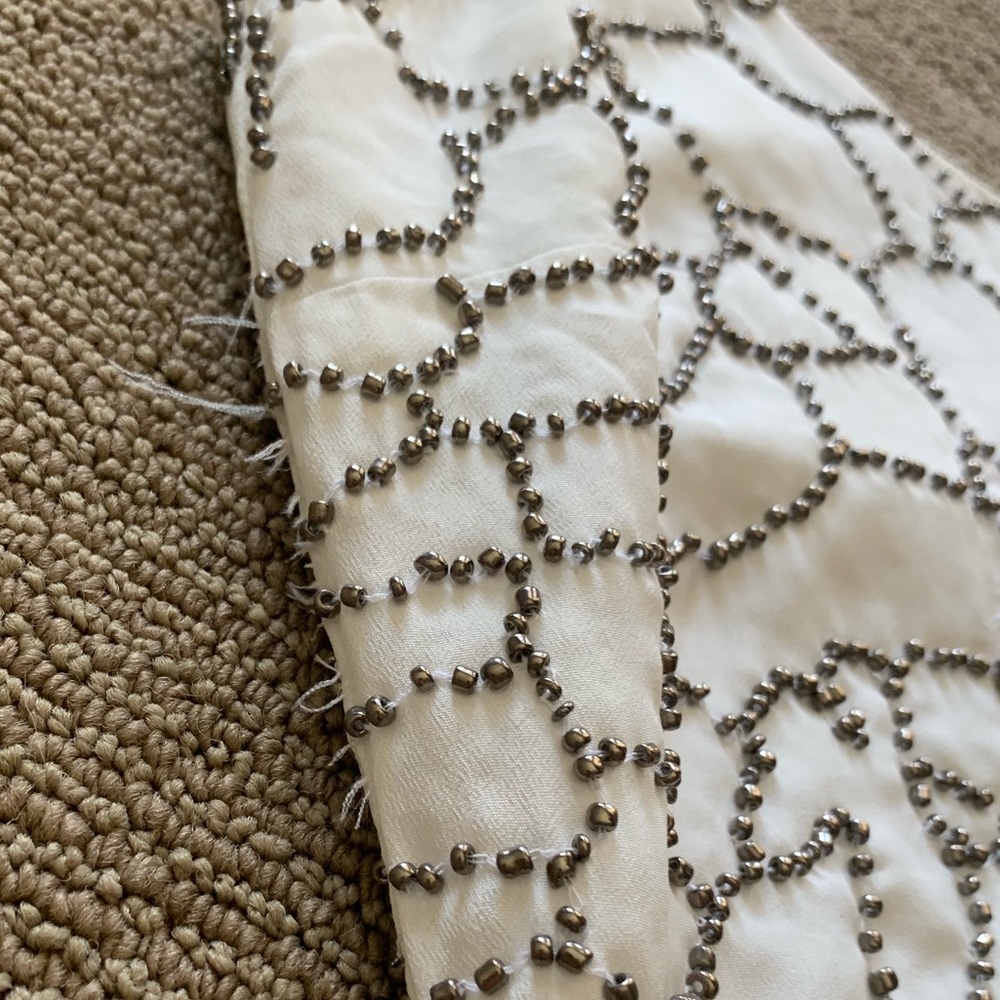 Armani Exchange Silver Beaded Dress - Picture 3 of 7